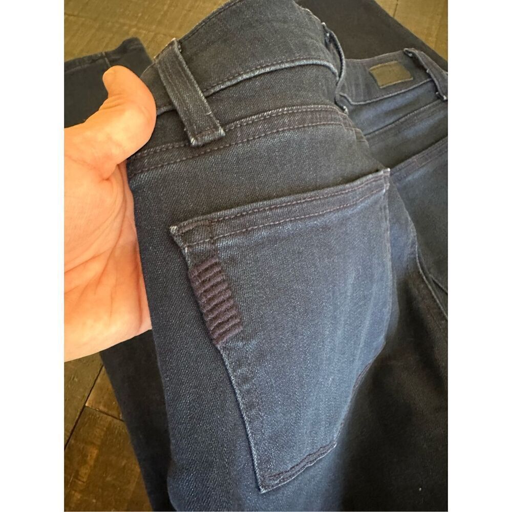 🌸 PAIGE Verdugo Ultra Skinny Dark Wash Soft Stretch Jeans Size 26 - Picture 6 of 7